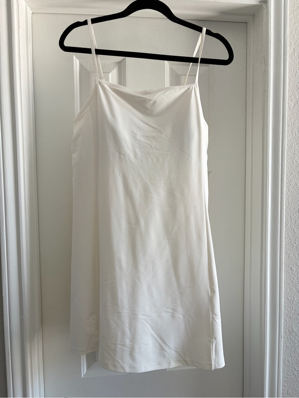 Old Navy Ivory Mini Slip Dress with Spaghetti Straps